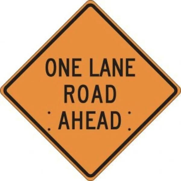 Accuform ROLLUP CONSTRUCTION SIGN ONE FRC422RV FRC422RV - main